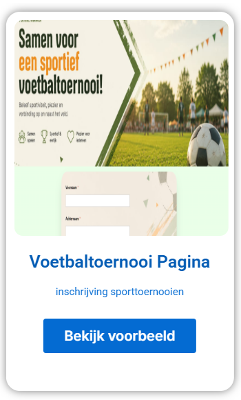 Voetbaltoernooi