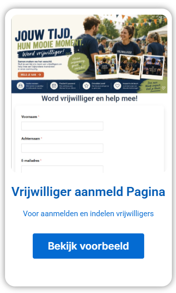 Vrijwilligers